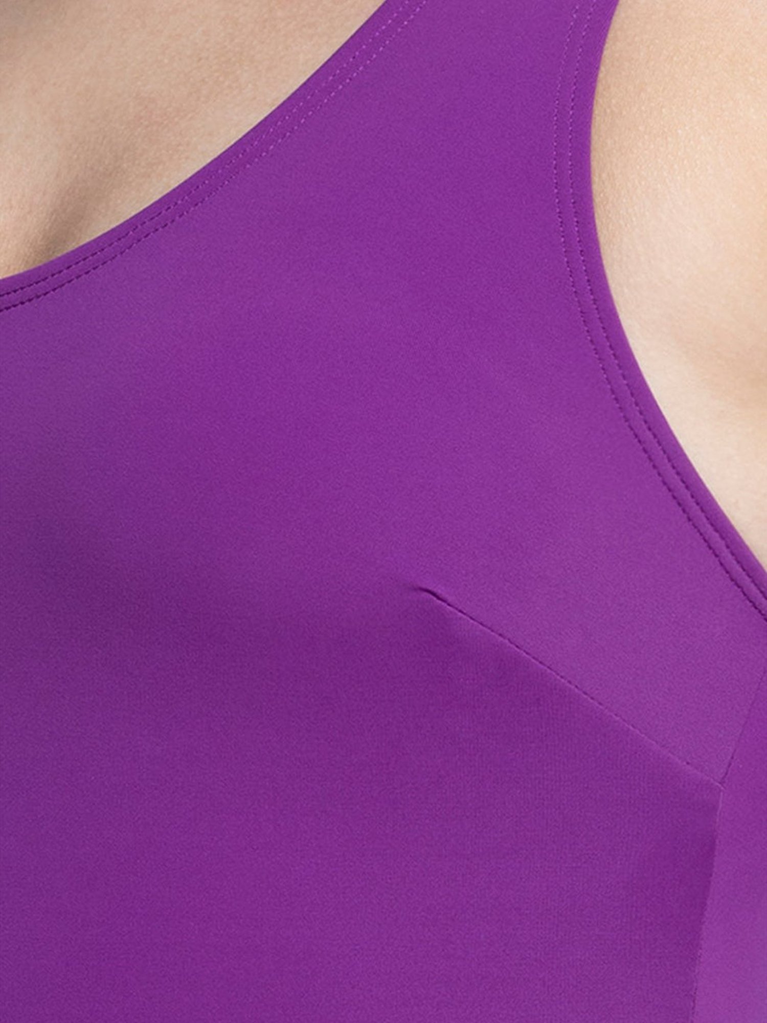 Amante Purple Padded Swim Dress