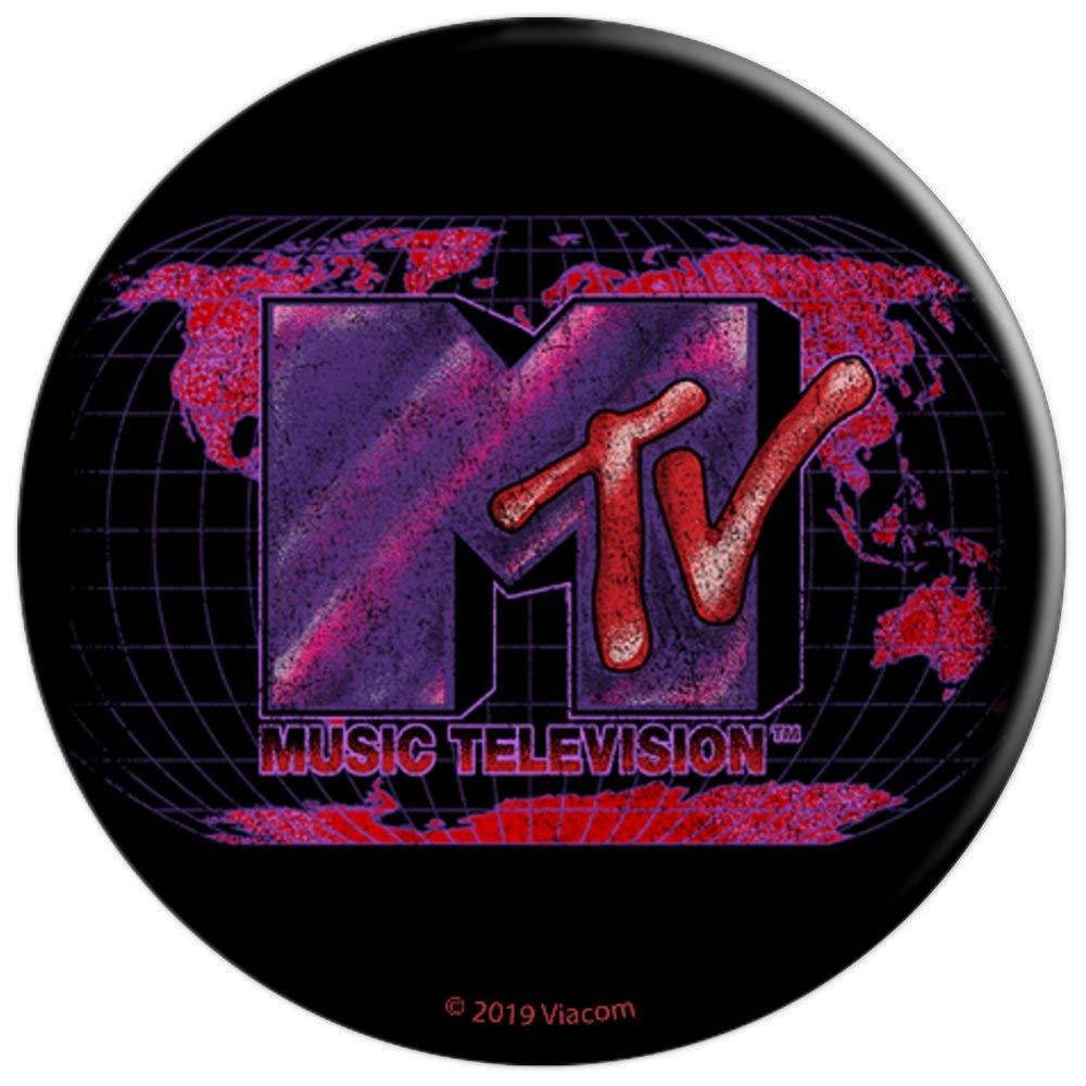 MTV Music Television Global Domination Logo PopSockets Grip and Stand for Phones and Tablets