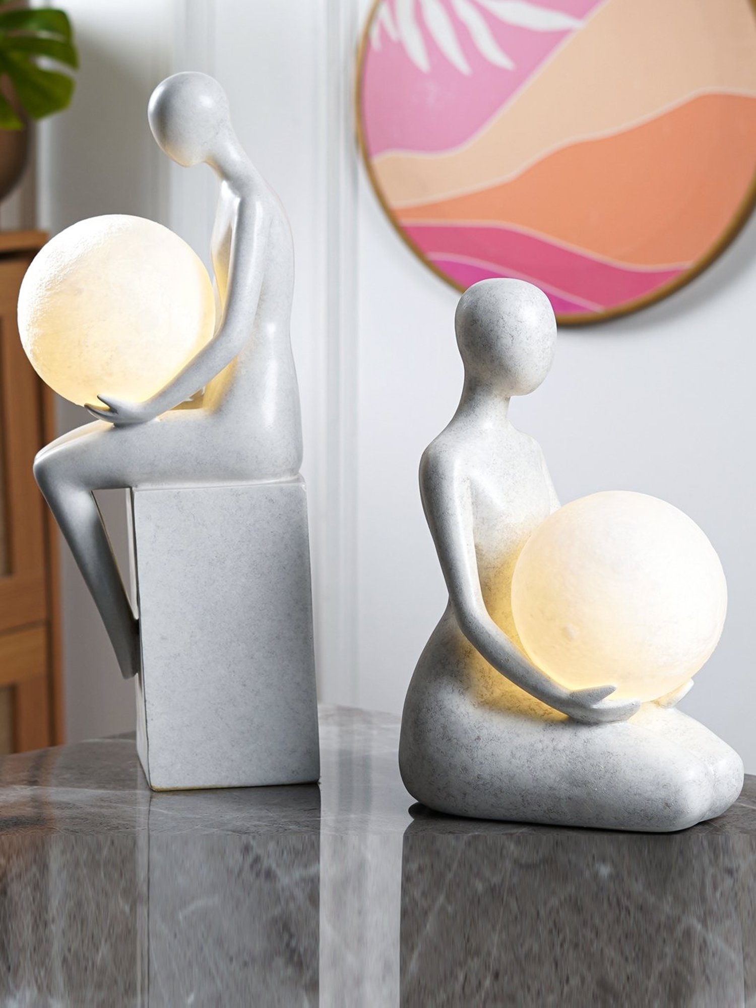 The Artment Decorative Bowl Lamp Led Showpiece Figurine