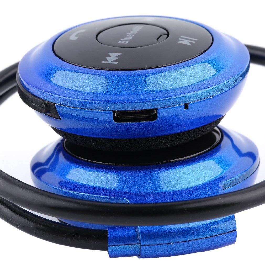 MINI503 Ear Hook Mini Sports Wireless Bluetooth Headset Hi-Fi Handsfree Stereo Earphone Headphone TF Card For MP3 Player