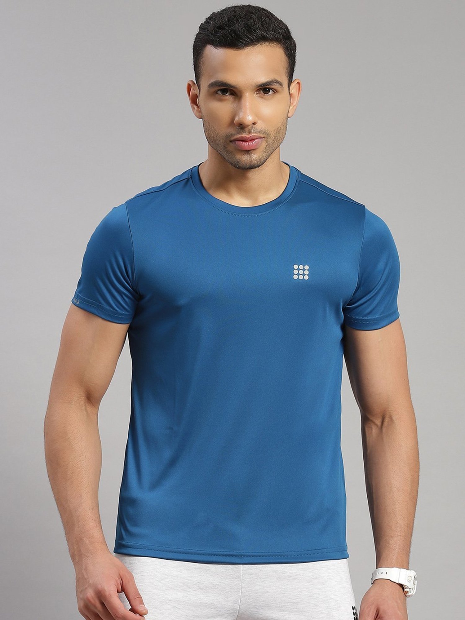 Rock.It Blue Regular Fit T-Shirt