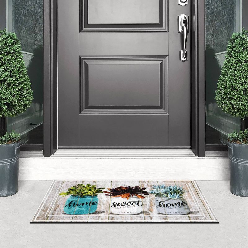2'x3' Fashionables Deluxe Home Sweet Home Jars Doormat - Apache Mills