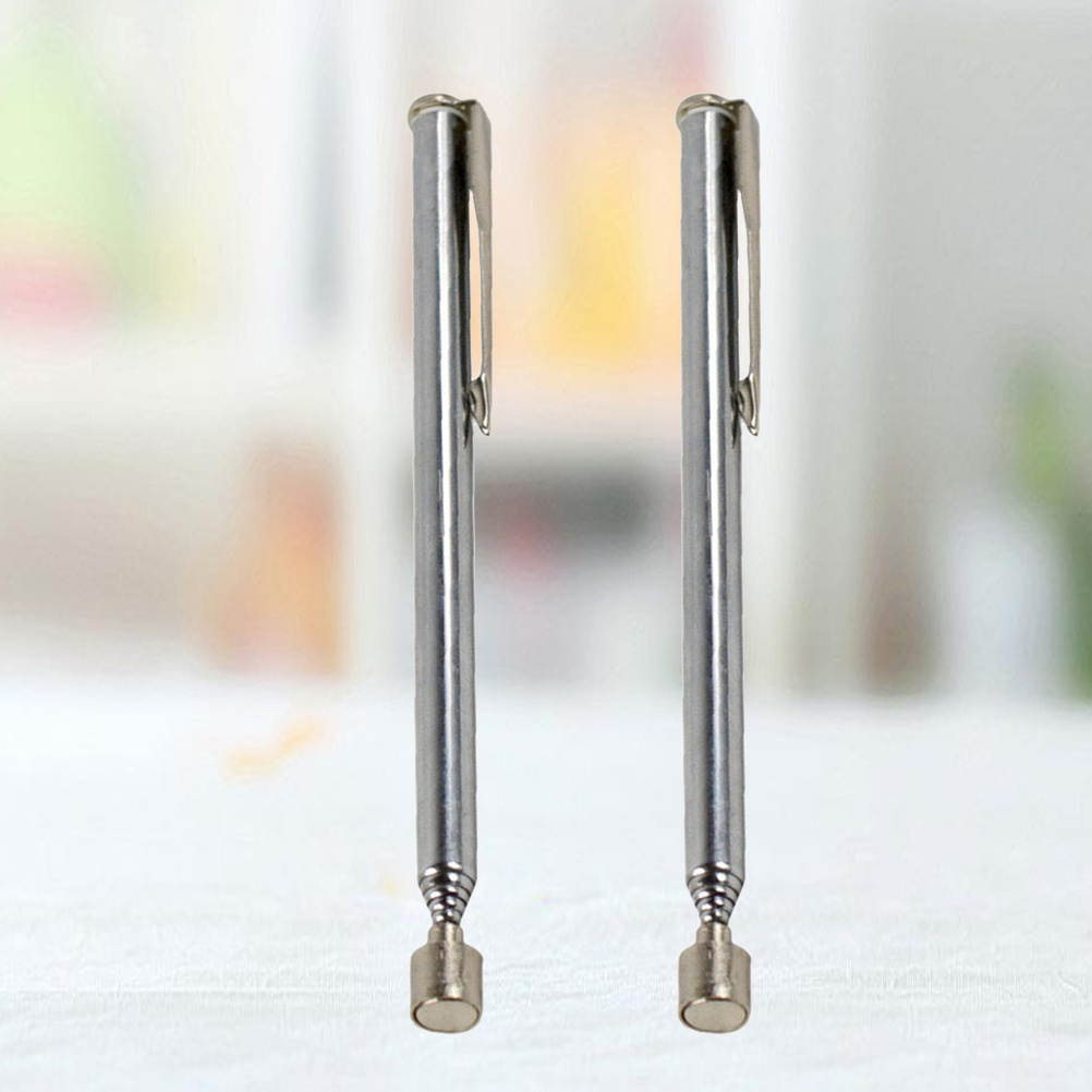 2Pcs Pick Up Tool Telescopic Magnetic Extending Magnet Portable Telescopic Magnetic Pickup Rod Tool Stick