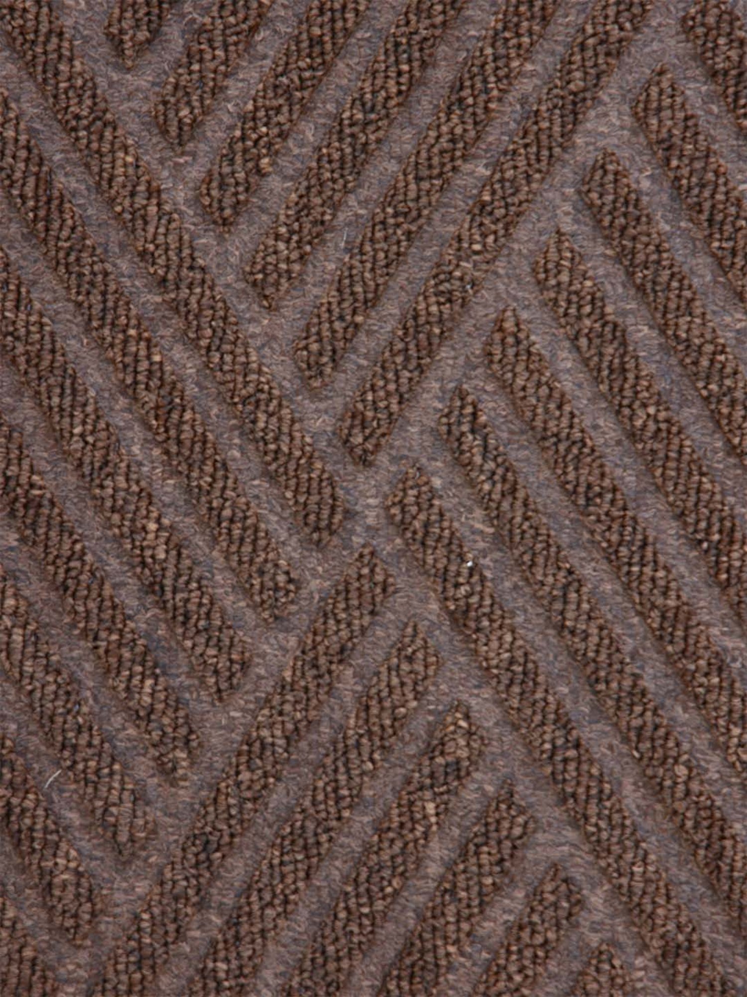 Ariana Dark Brown Microfibre Double Happy Feet Outdoor Door Mat - Set of 2