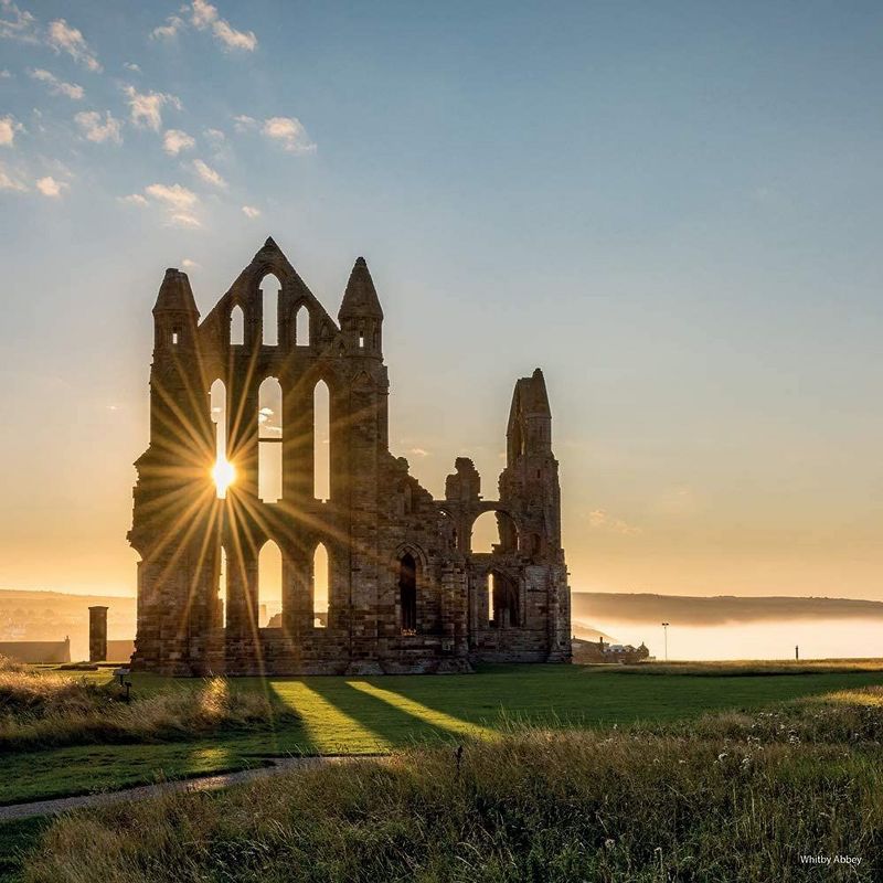 2021 Wall Calendar 12" x 12" Monthly View, North Yorkshire Travel & Destination, 16-Month, with 180 Reminder Stickers