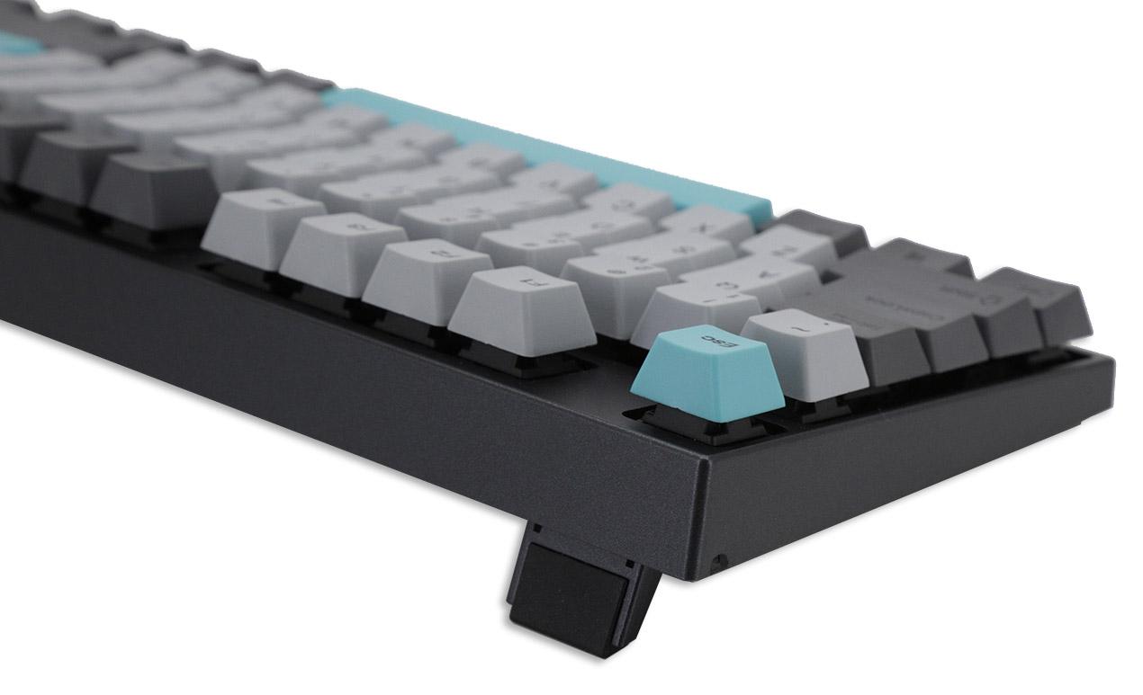 2, 60% Wired/Wireless Mechanical Keyboard (Kailh Box Brown Switch/White Case) - Full Keys Programmable - True RGB Backlit - Tap Arrow Keys - Double Shot PBT Keycaps - NKRO - 1900mAh Battery
