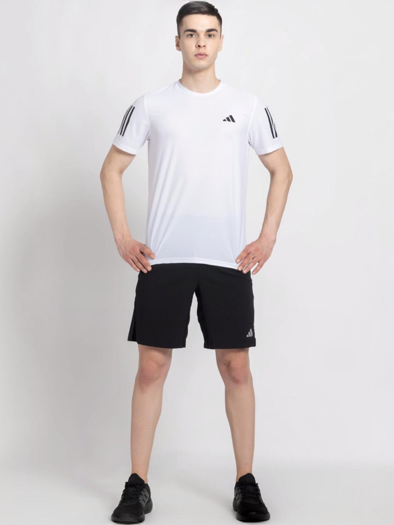 Reebok Black Regular Fit Sports Shorts