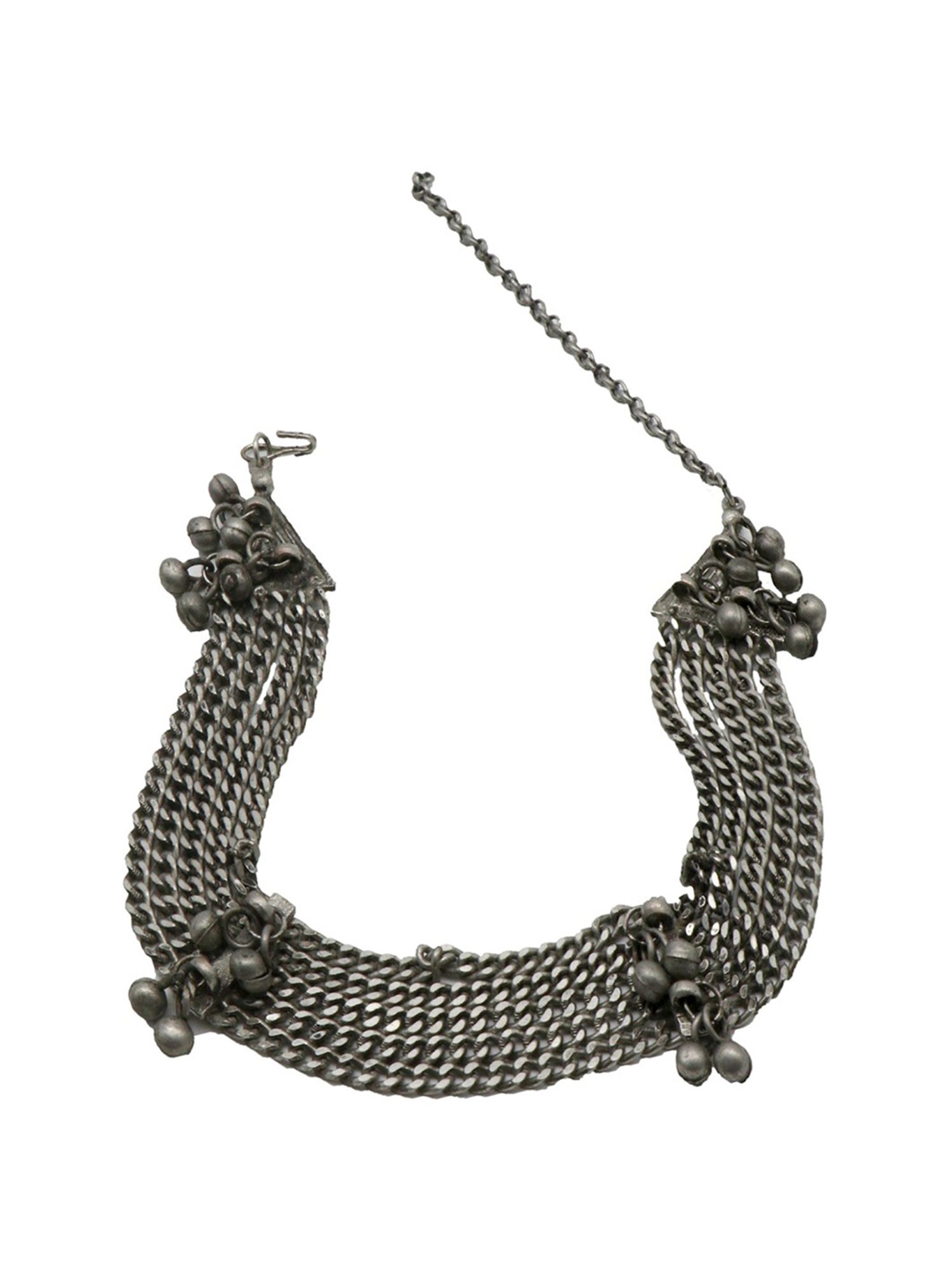 Teejh Pitara Collection Rasuna Silver Oxidized Jewellery Set