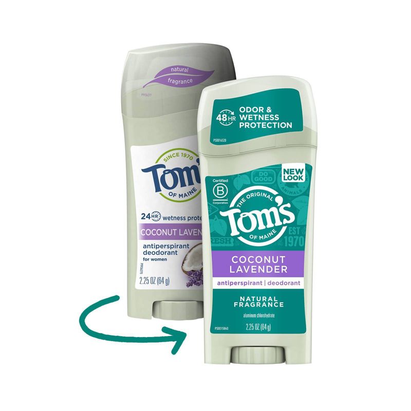 Tom's of Maine Antiperspirant Coconut Lavender - 2.25oz