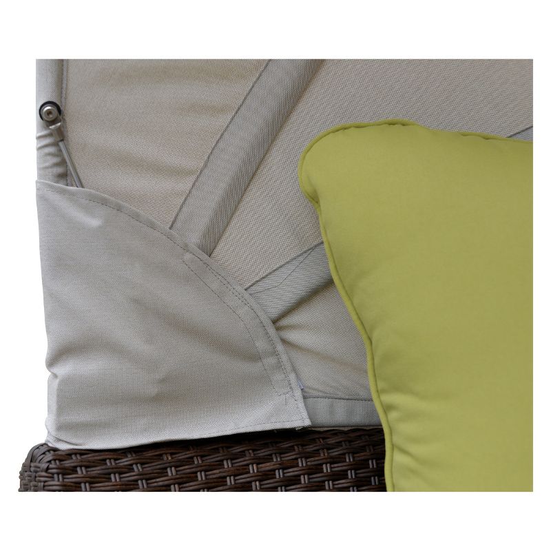 Patio Sofa Lounger with Shade