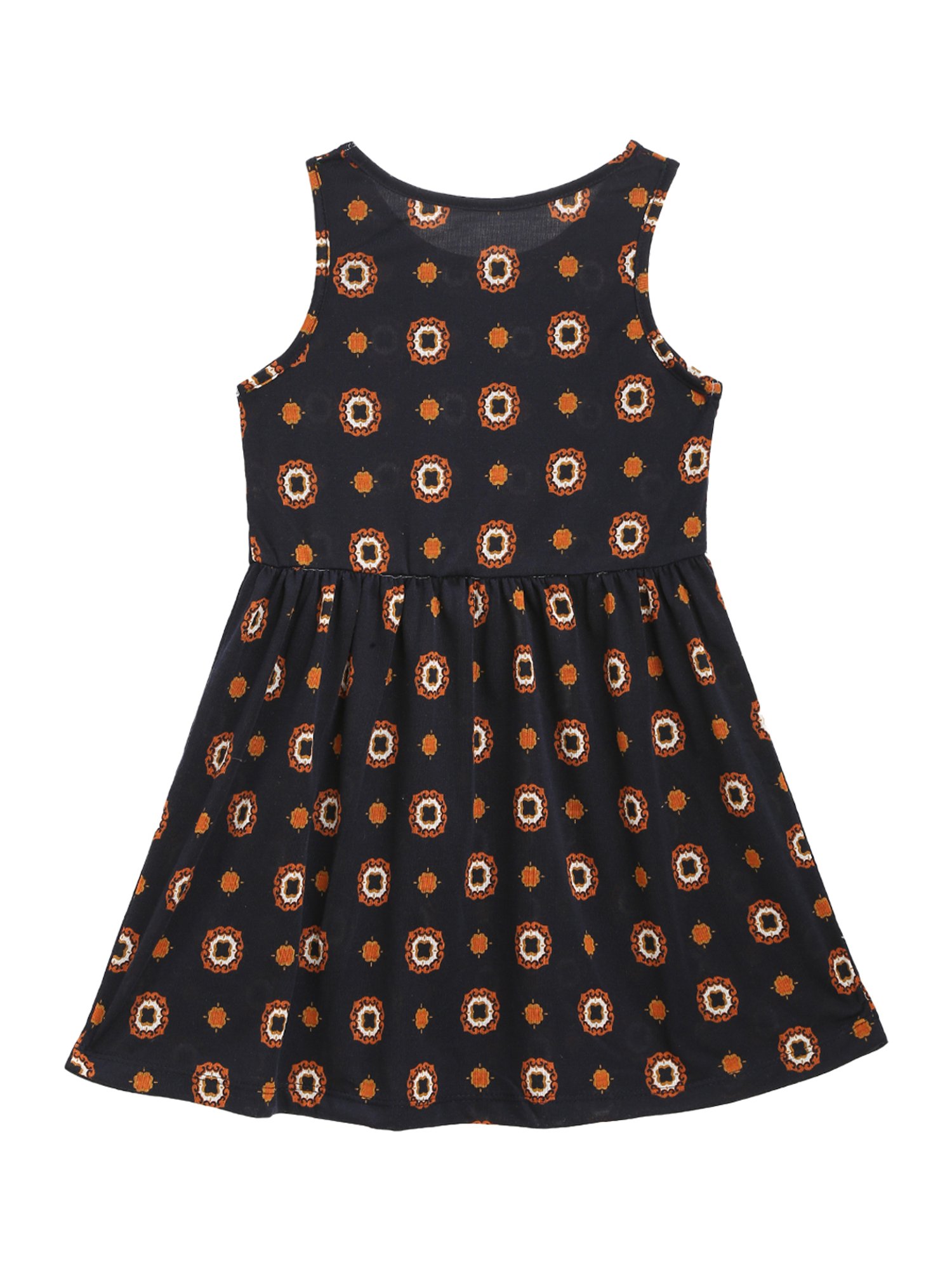 Kids Craft Navy Floral Print Dress
