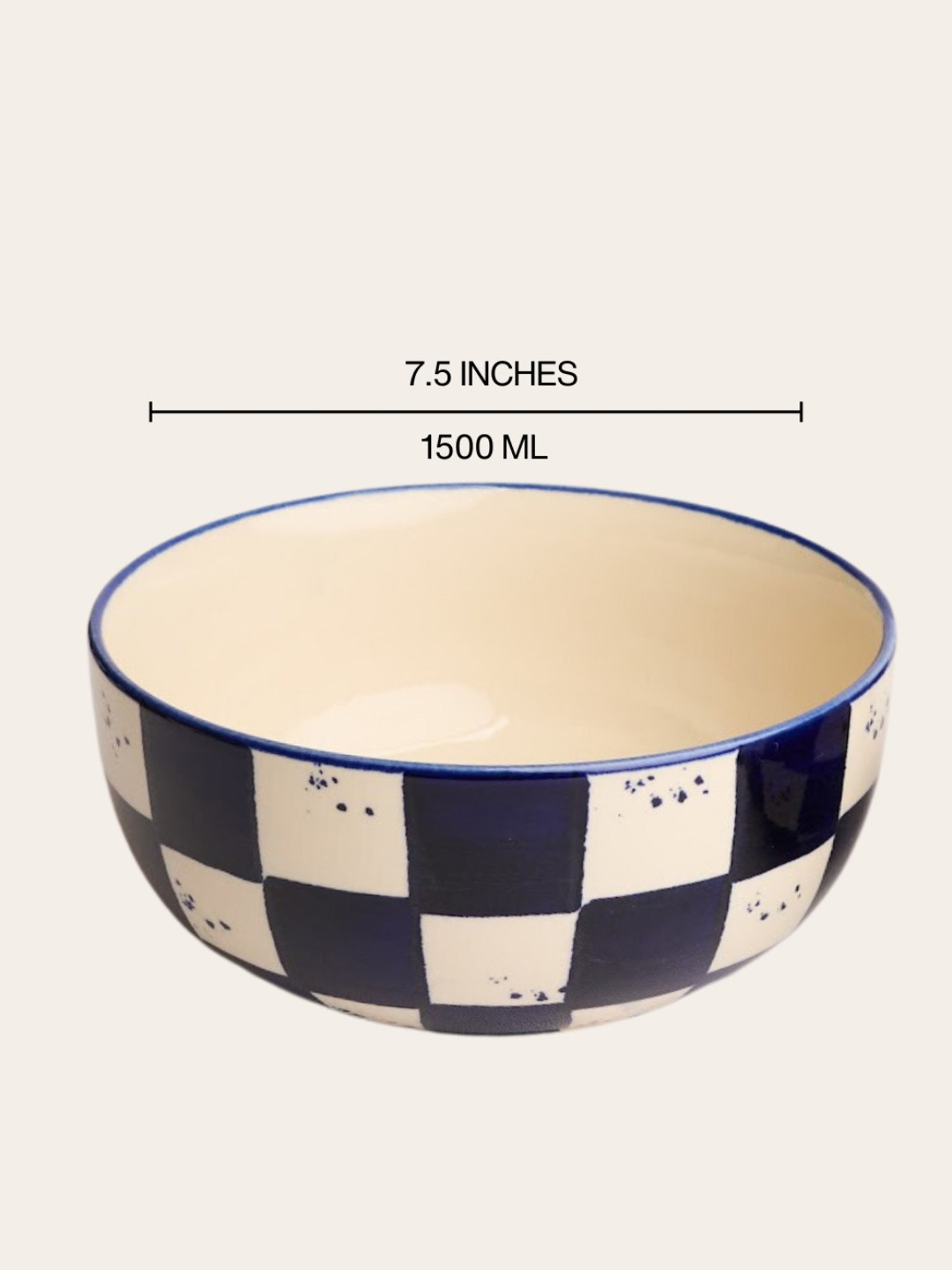 BlackCarrot Black & White Ceramic Dip Bowls Set of 2