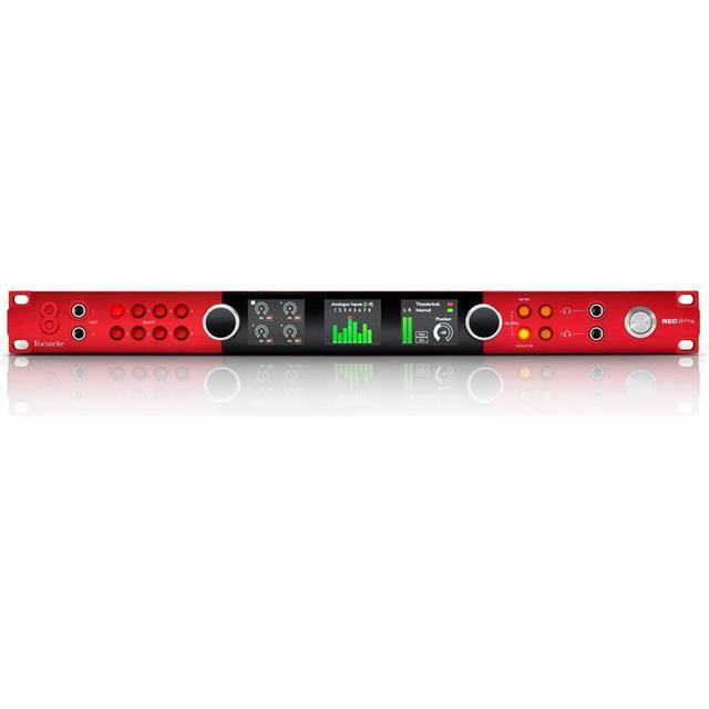 Focusrite Red 8 Pre - 64 In/64 Out Thunderbolt 2 Audio Interface w/Dante Network Audio Connectivity