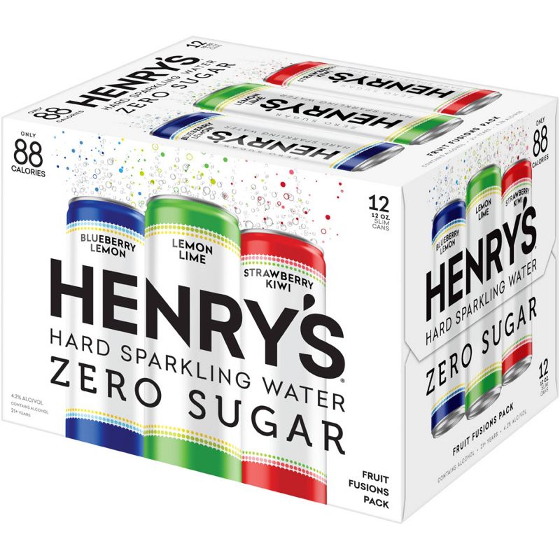 Henry's Hard Sparkling Water Variety Pack Spiked Seltzer - 12pk/12 fl oz Cans