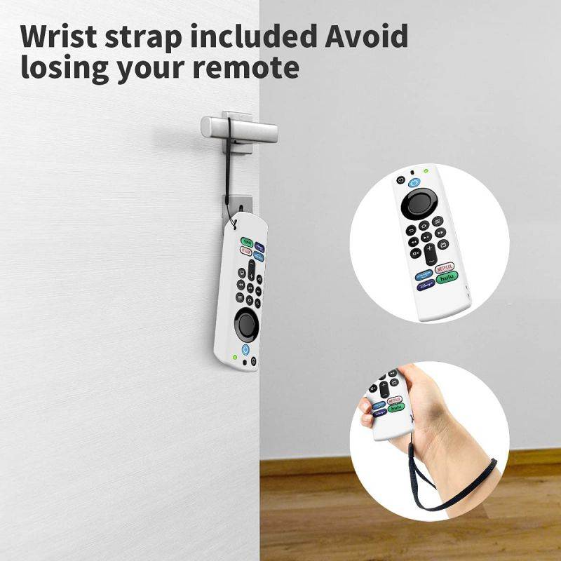 TOLUOHU 3 Pack Push Bubble Pop Fidget Sensory Remote Covers for All-New Alexa Voice Remote (3rd Gen),3D Funny Relief Stress Fidget Toy Silicone Protect Case, for Fire TV Stick 4K Remote Control