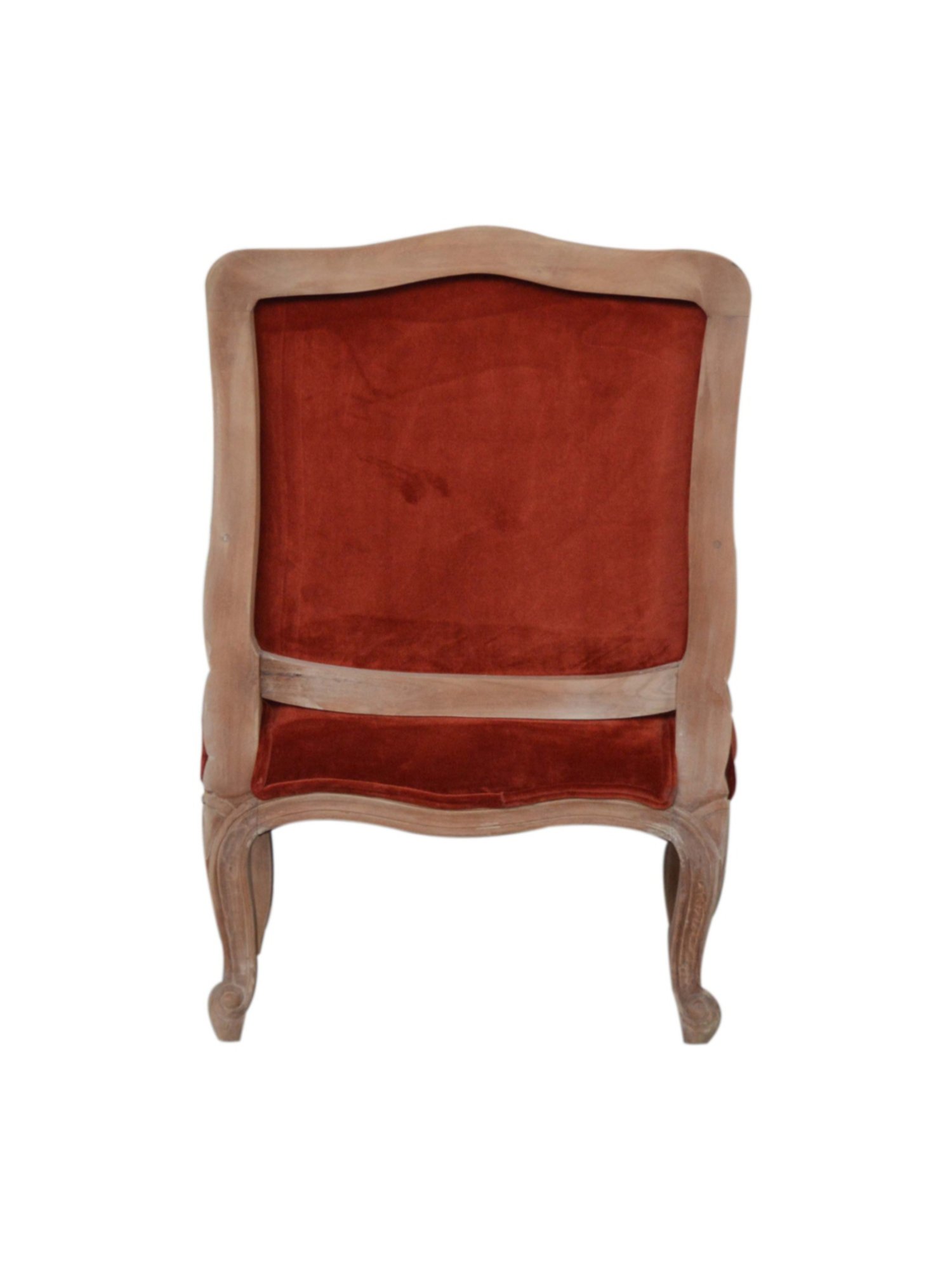 Artisan Furniture Brick Red Wood French Style Chair