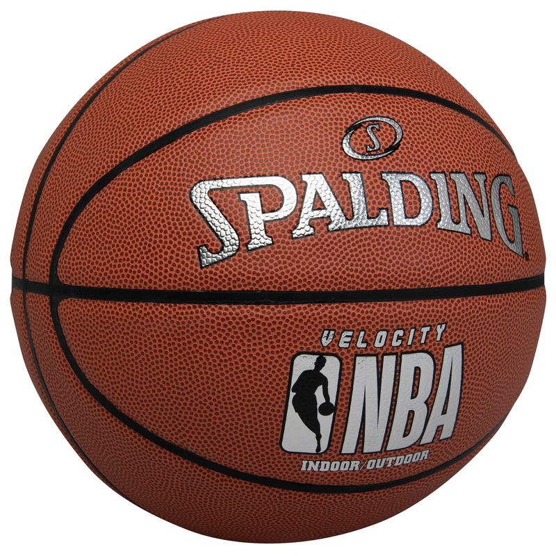 Spalding 29.5" Velocity Basketball - Brown