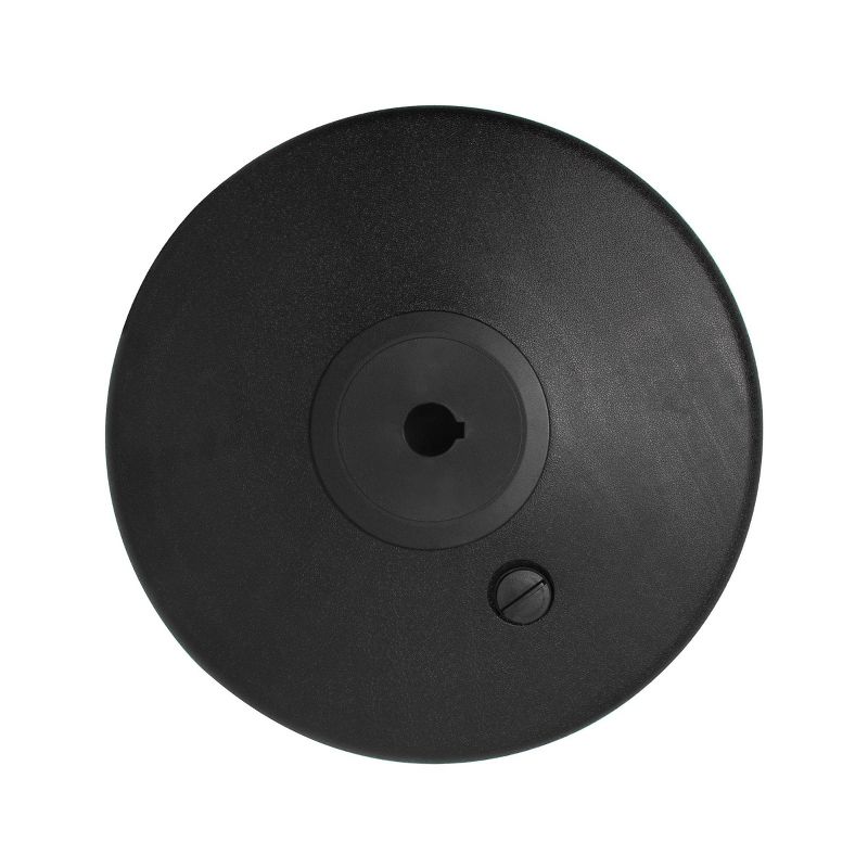 Patio Offset Umbrella Base, Water and Sand Filled Cantilever Weights, Heavy Duty Round Umbrella Stand Black - Crestlive Products