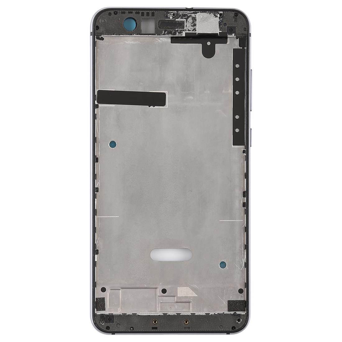 Middle Frame Bezel Plate with Side Keys for Huawei P10 Lite(Black)