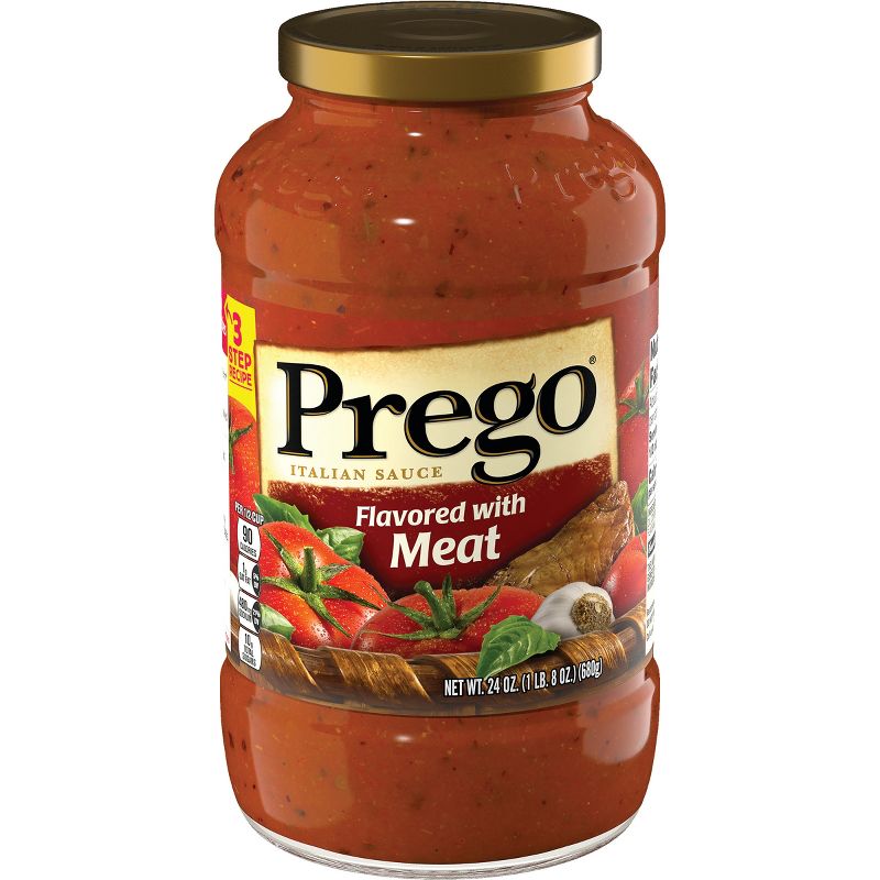 Prego Flavored with Meat Italian Sauce 24oz
