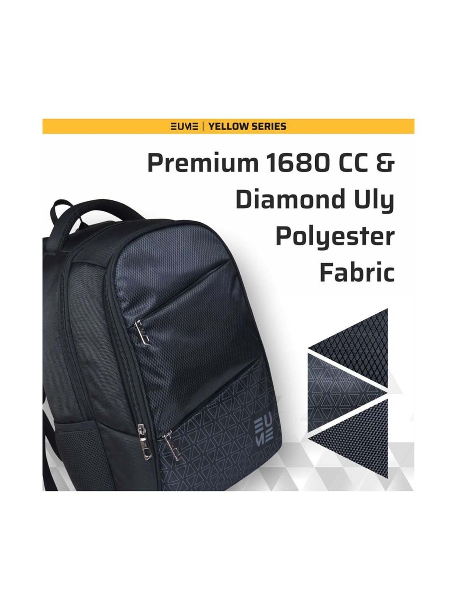 Eume Virgo 29 Ltrs Black Medium Laptop Backpack