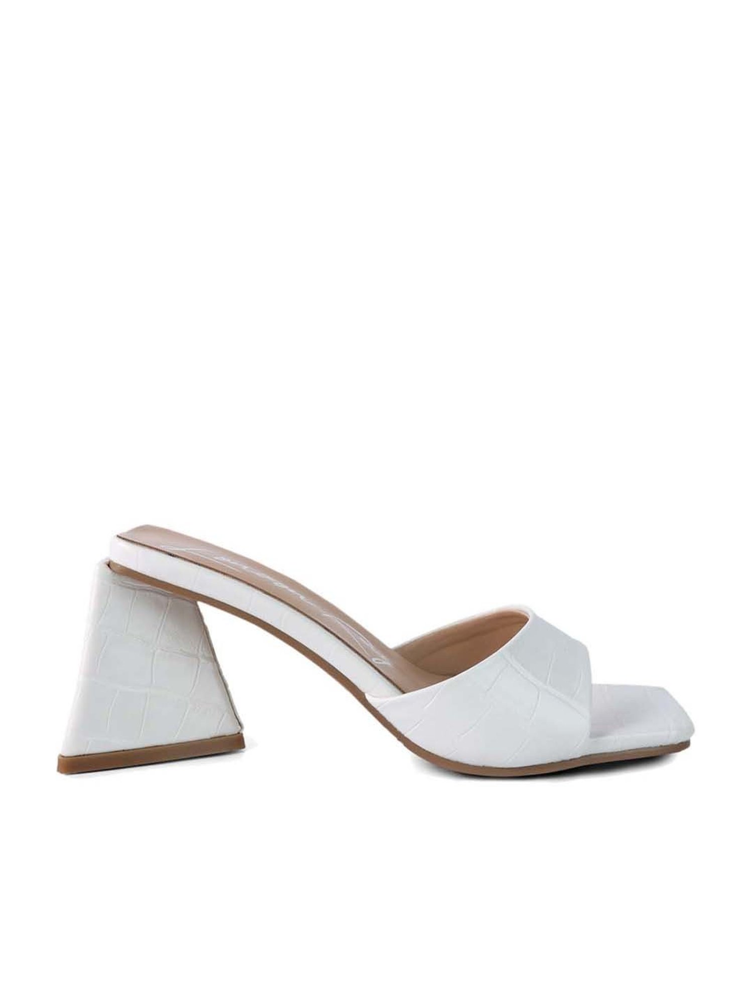 London Rag Women's White Casual Sandals