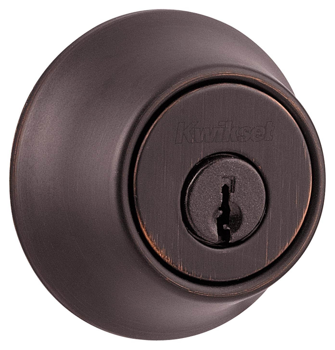 Kwikset Venetian Bronze Single Cylinder Deadbolt 660 11P CP K6