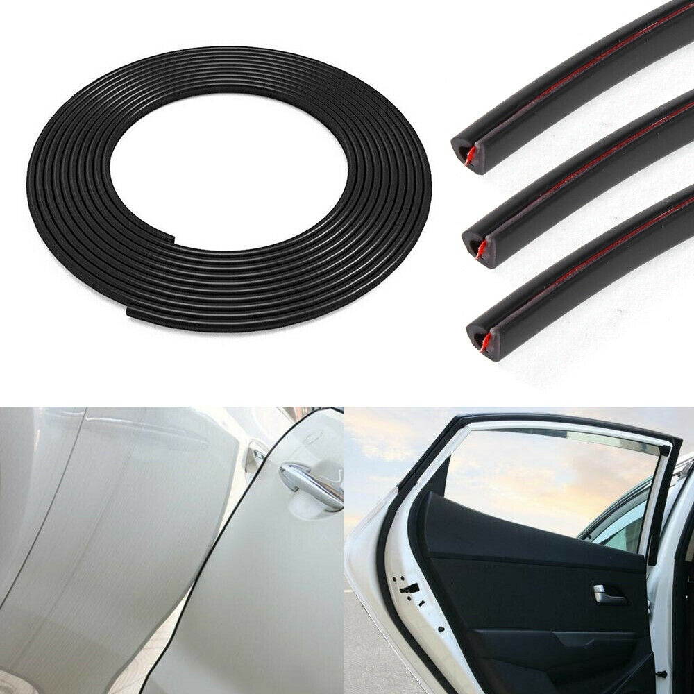 32Ft  Rubber Seal Car Door Edge Guard Molding Trim Protectors Guard Decor Strip