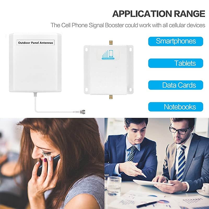 Signal Boosters AT&T T-Mobile Cell Phone Signal Booster 4G LTE  High Gain FDD 700Mhz Band 12/17 Mobile Phone Signal Amplifier Repeater for Home and Office