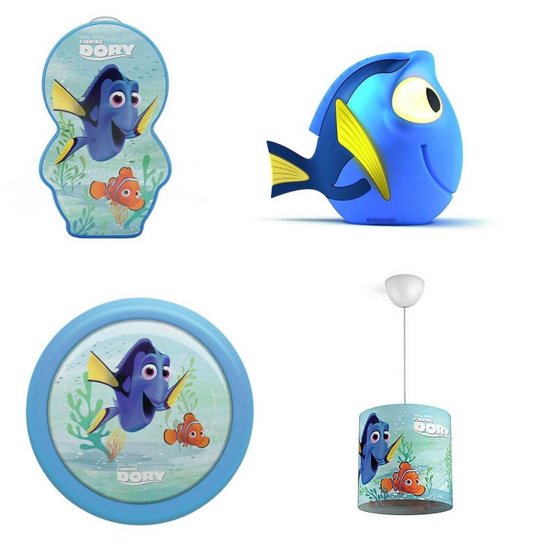 Philips Finding Dory Flashlight Soft Pals Nightlight Wall Night Light and Lamp