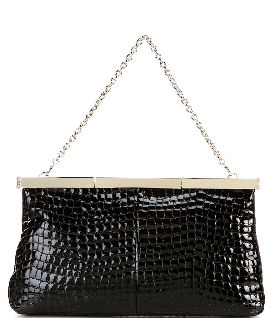 Kate Landry Satin Buckle Clutch Bag