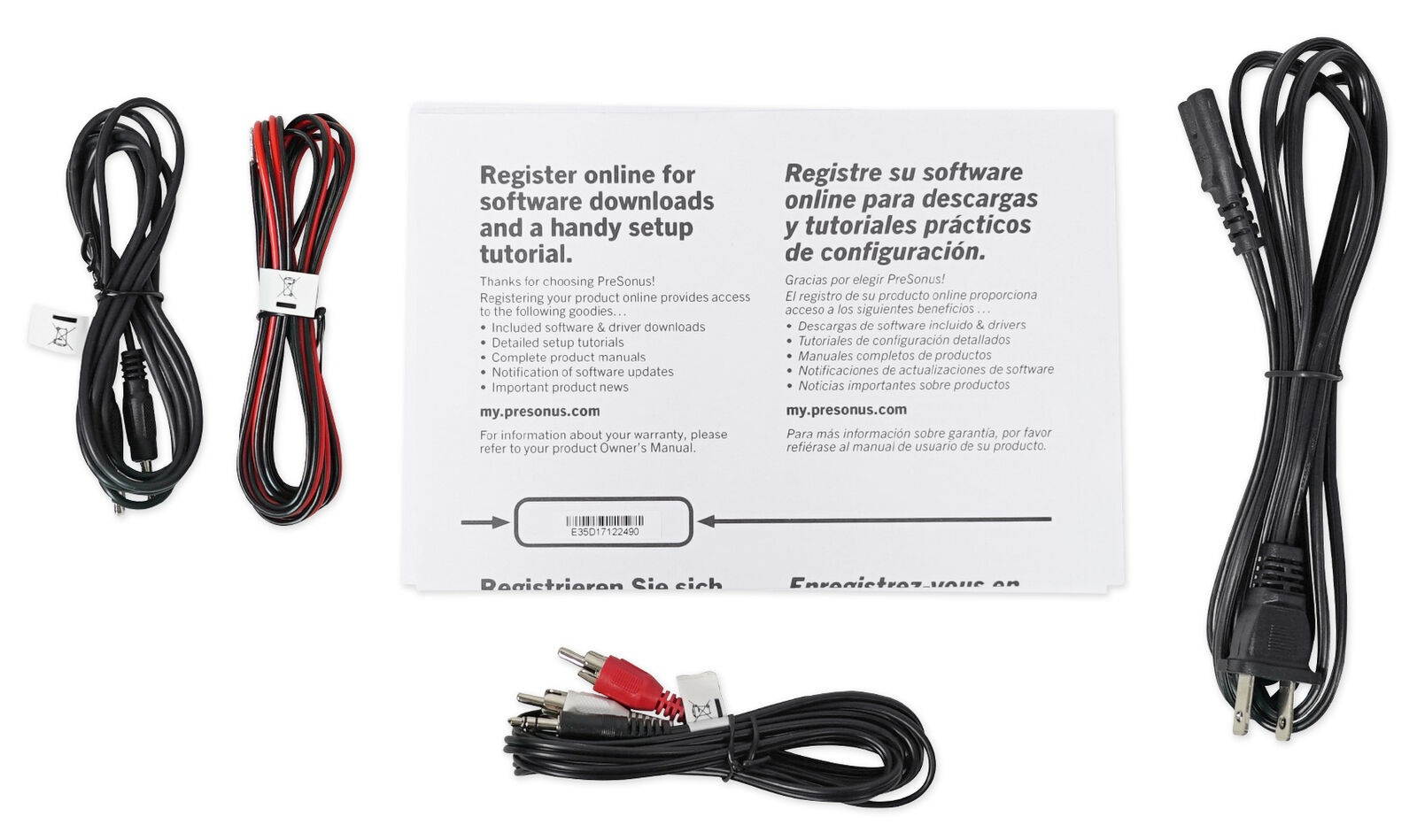 Pair   Eris E3.5 3.5" Powered Active Studio Monitor Speakers+Stands