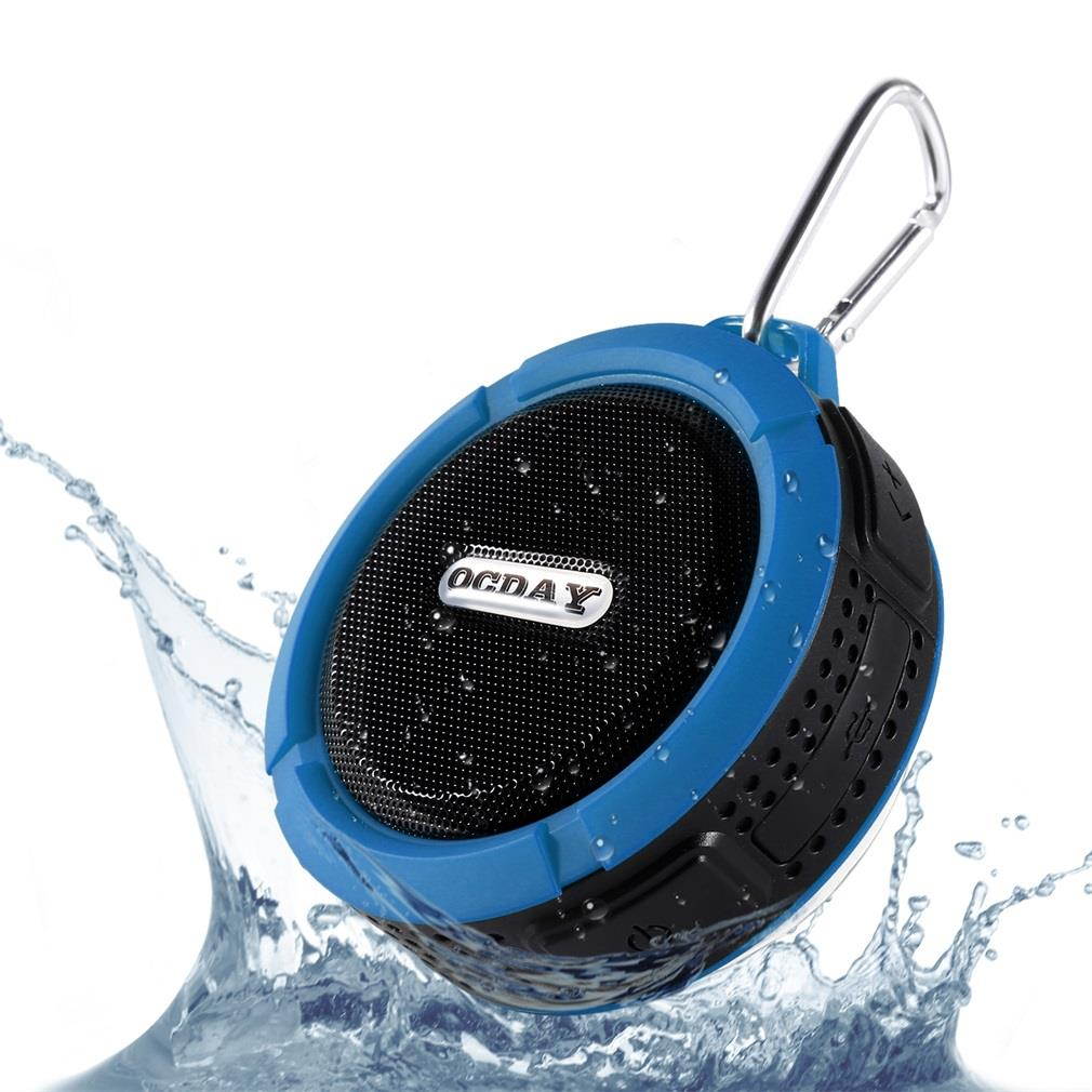 OCDAY C6  Wireless Bluetooth Speaker With Calls Handsfree and Suction Cup