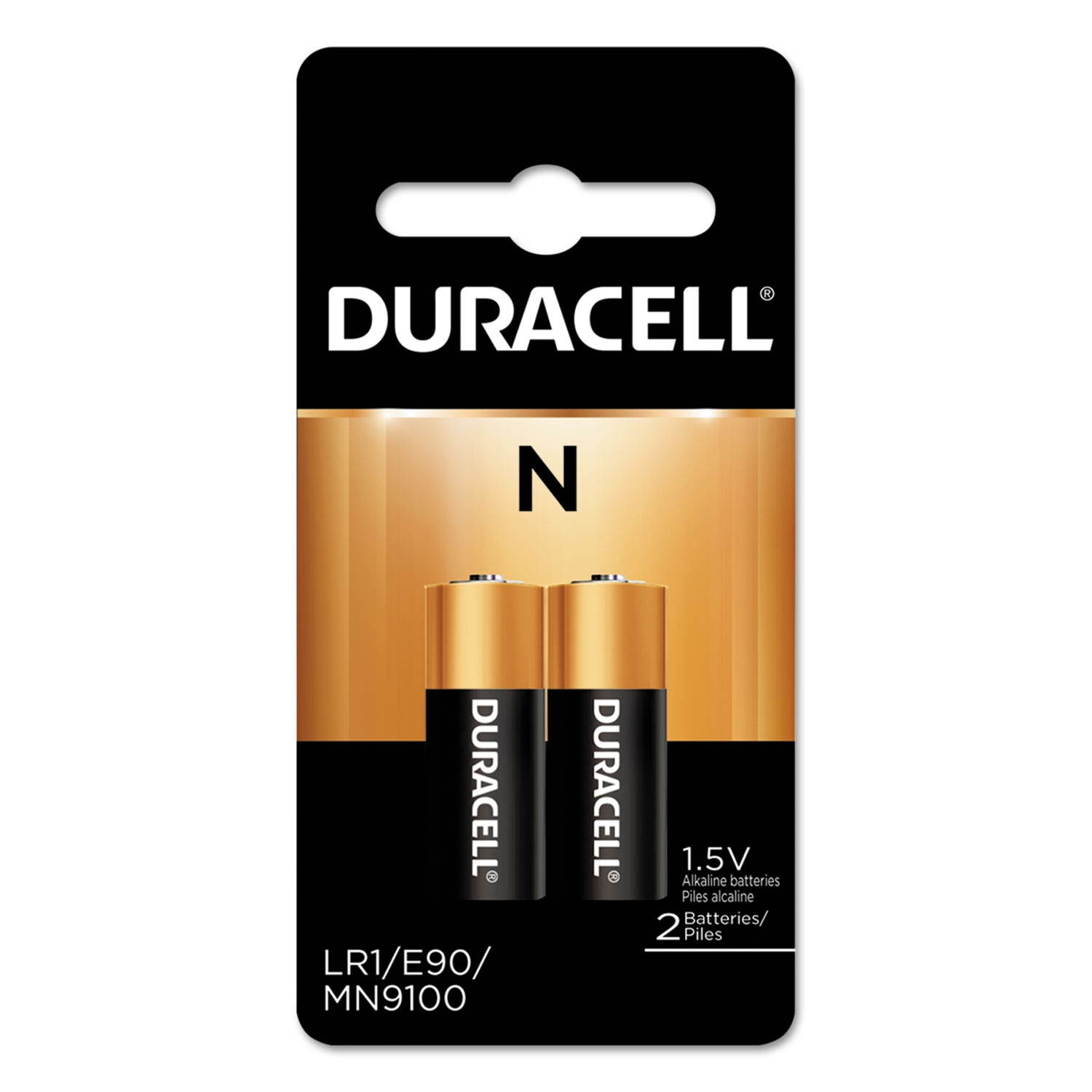 Duracell Coppertop Alkaline Medical Battery N 1.5V 2/Pk MN9100B2PK