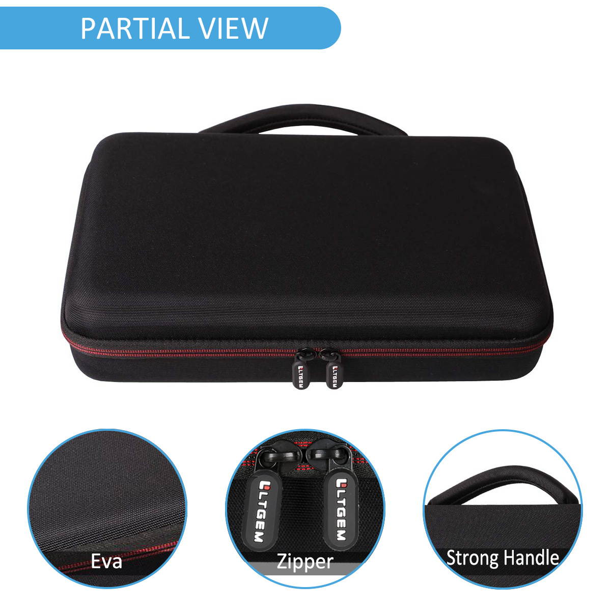LTGEM Travel Carrying Storage Case for Akai Professional MPK Mini MKII 25-Key USB MIDI Controller (Case Only)