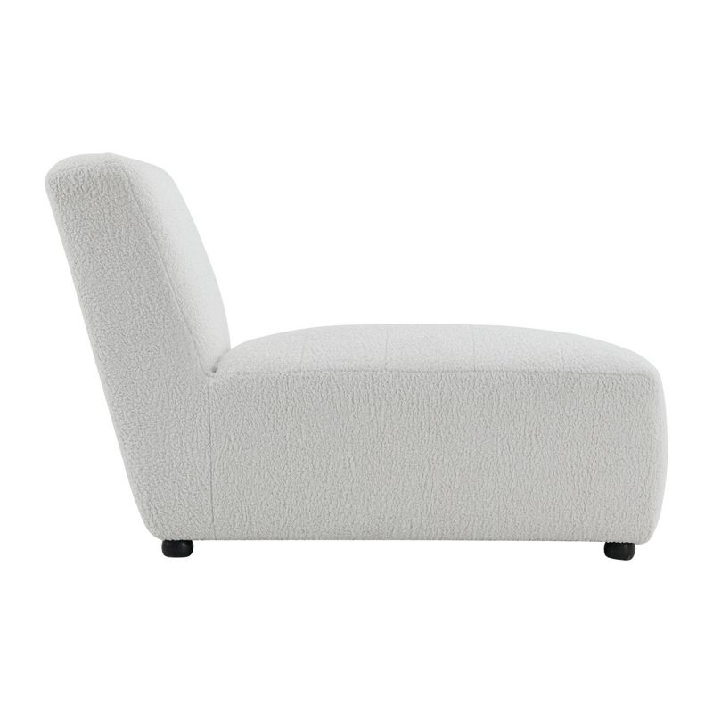 Axelle Faux Sheep Accent Lounger White - Picket House Furnishings