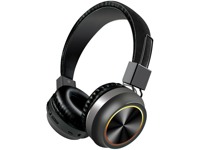 Bagilaanoe LED Wireless Headphones Bluetooth 5.0 Headset Foldable Stereo Over Ear Earphones