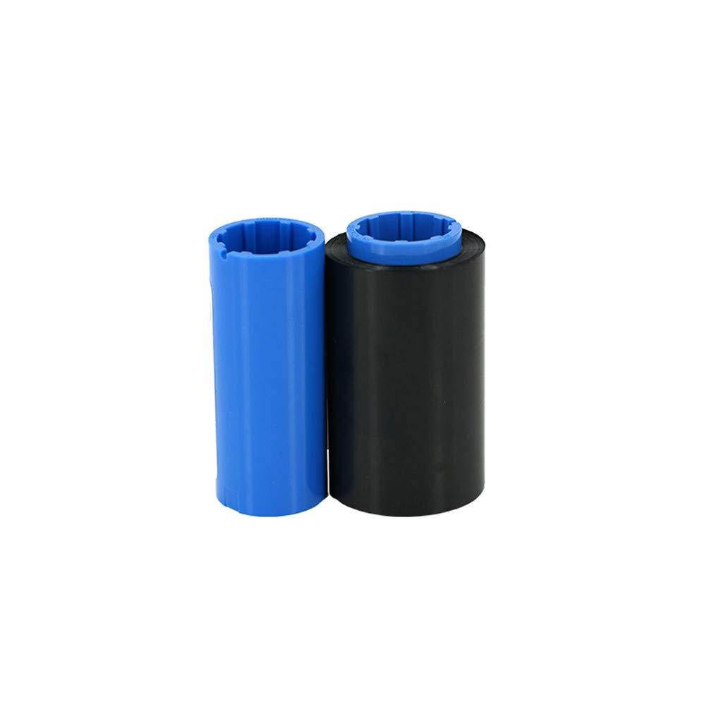 800015-101 Black Monochrome Ribbon for Zebra P330i P420i P430i Card Printers, 1000 Prints