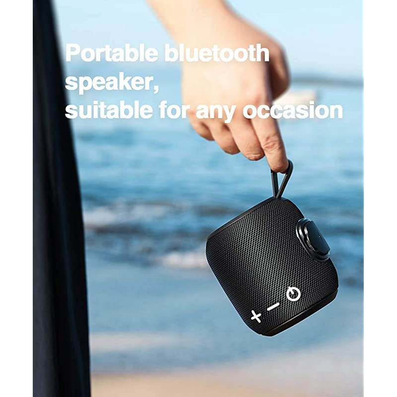 Portable Bluetooth Speaker, Bluetooth 5.0 Dual Pairing Loud Wireless Mini Speaker, 360 Surround Sound & Rich Stereo Bass,24H Playtime, IPX67 Waterproof for Travel, Outdoors, Home and Party