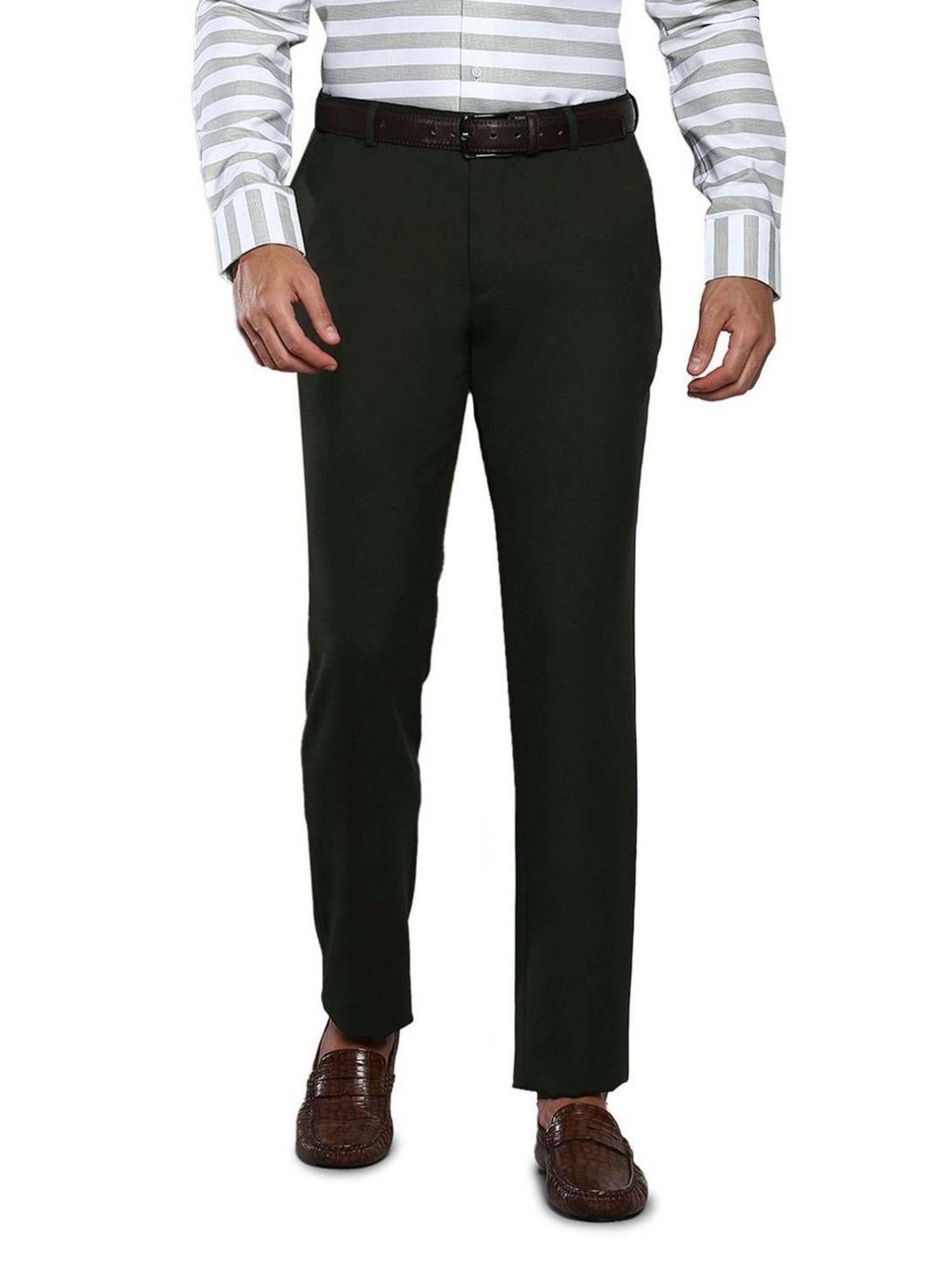 Tommy Hilfiger Olive Regular Fit Trousers