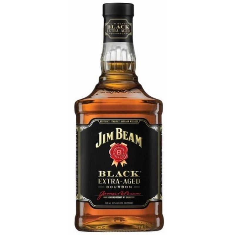 Jim Beam Black 8yr Kentucky Straight Bourbon Whiskey - 1.75L Bottle