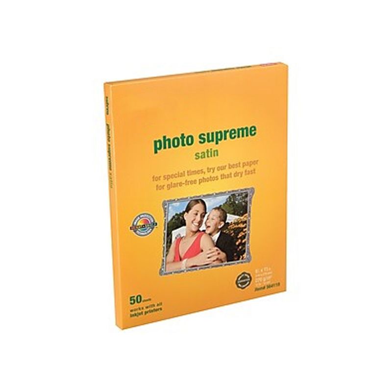 MyOfficeInnovations Supreme Satin Photo Paper 8.5" x 11" 50/Pack (19893-CC) 564118