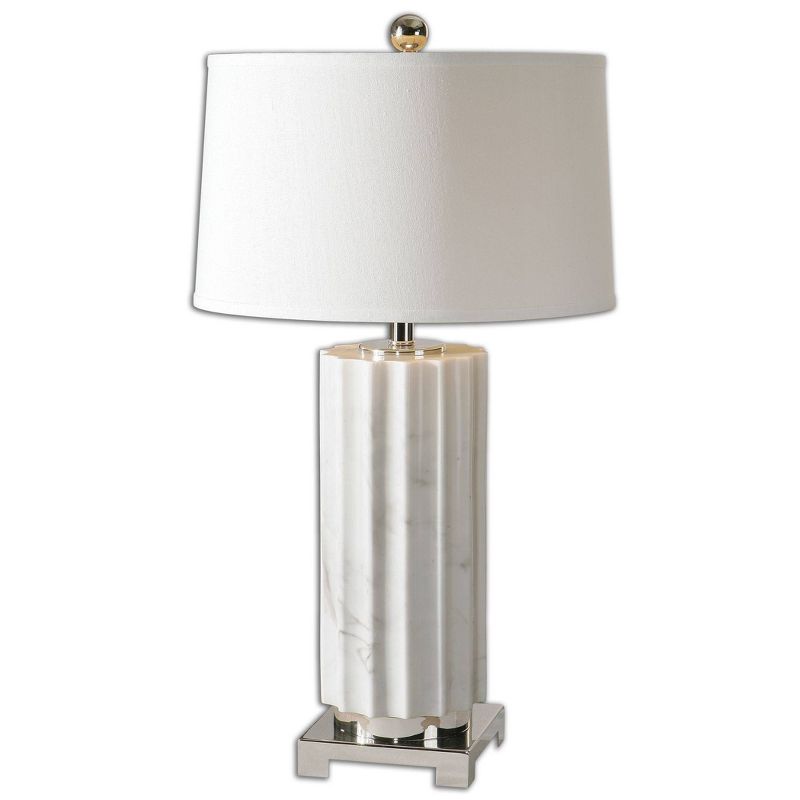 Uttermost Castorano Lamp  - Marble/White