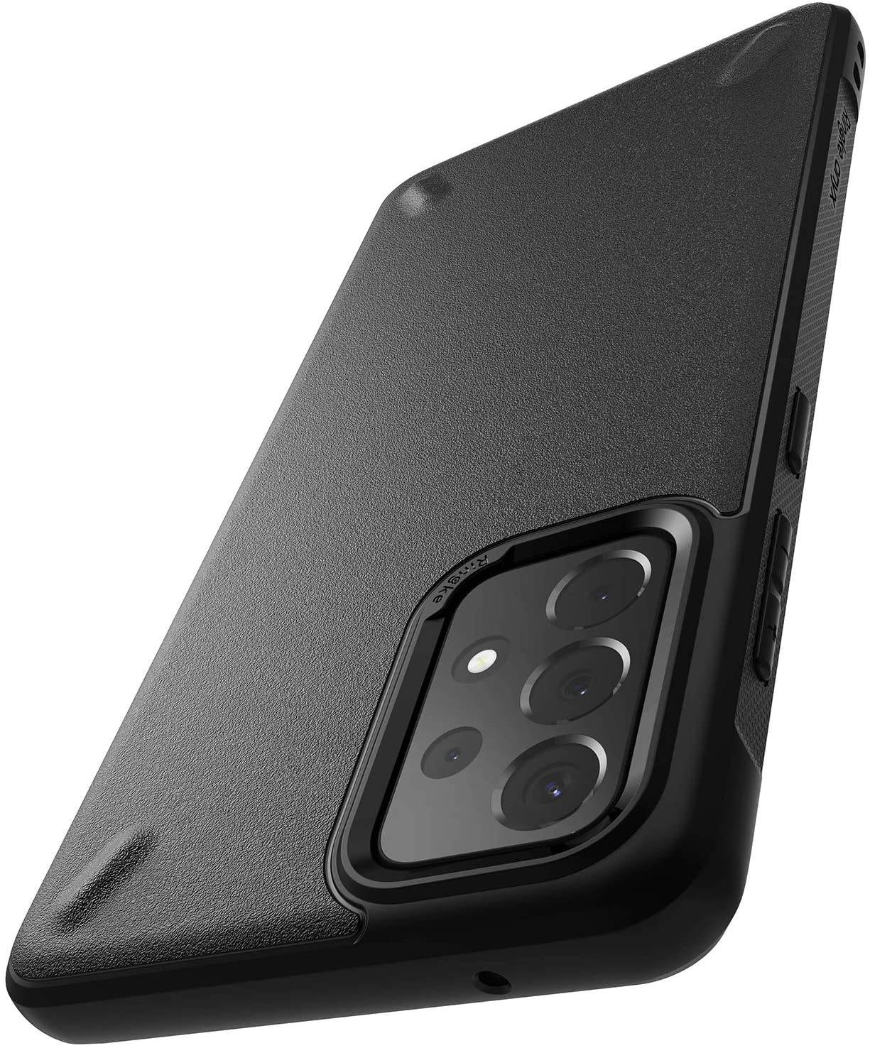 Ringke Onyx Compatible with Samsung Galaxy A52 4G, Galaxy A52 5G Case, Shockproof Rugged TPU Cover - Navy