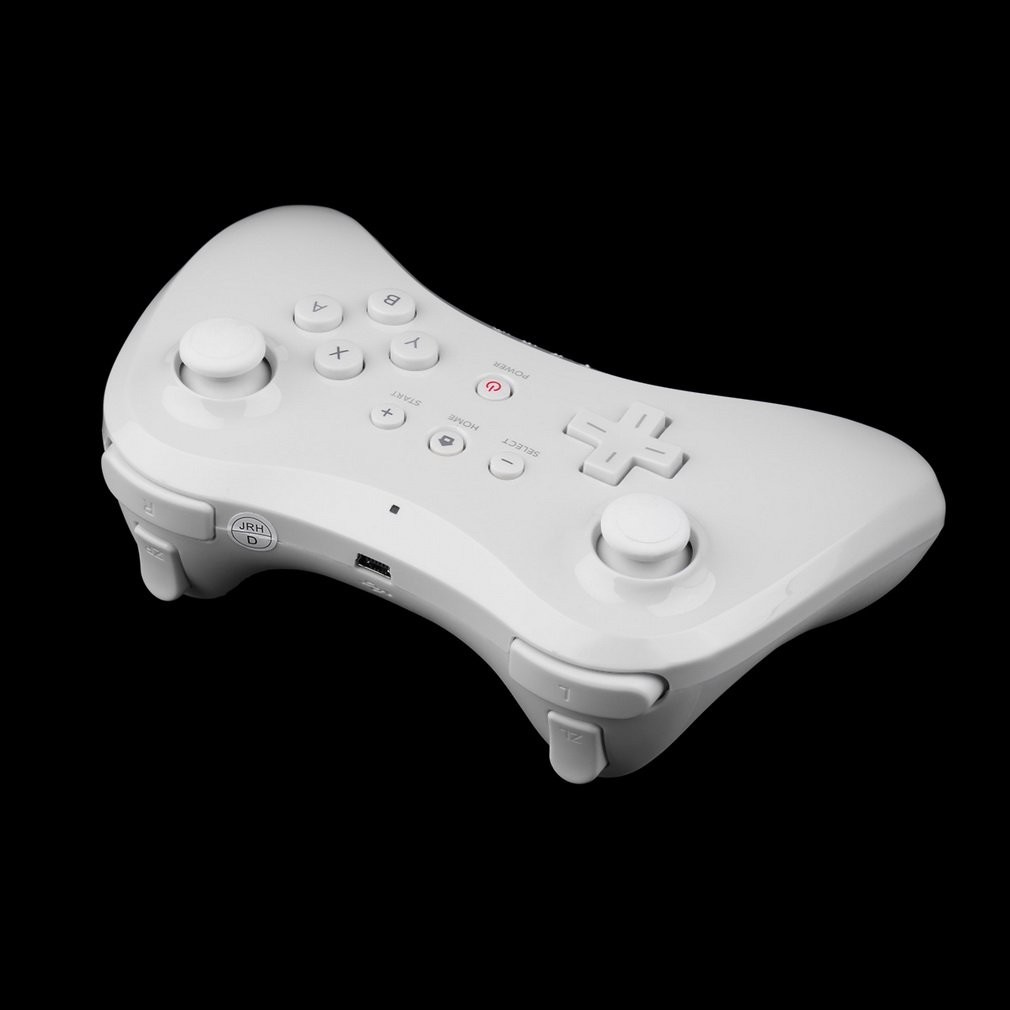 Wireless Controller Gamepad Joypad Joystick Remote Black Wireless Controller for Nintendo Wii U Pro