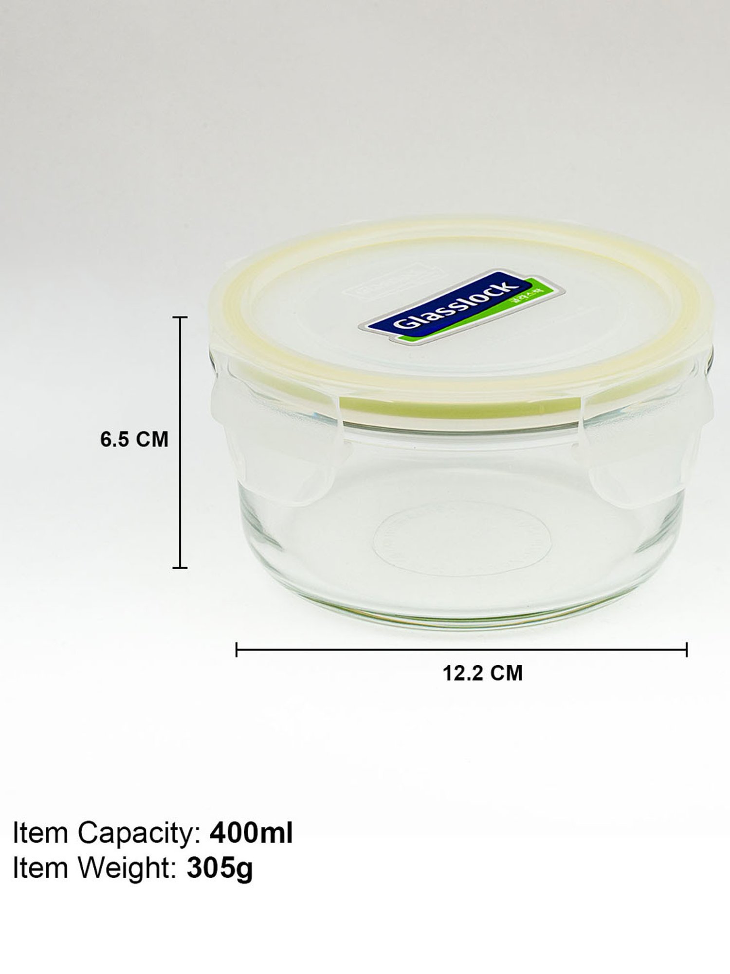 Glasslock Transparent Glass 400 ml Jars and Container