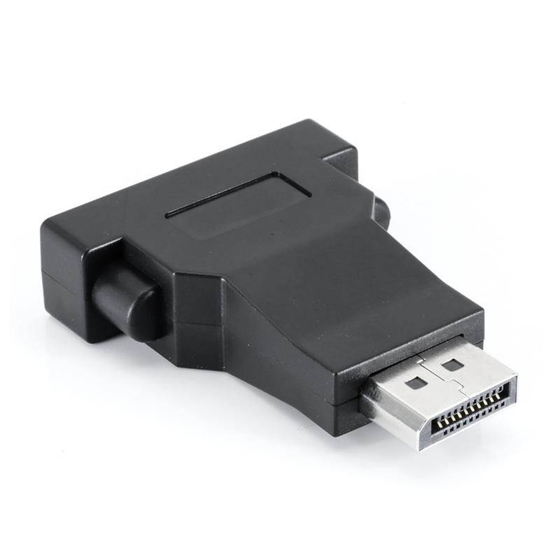 Kebidu Mini Displayport DP to DVI 24+1 Adapter Connector Male to Male Mini DP to DVI-D Converters for TV Laptop Projector