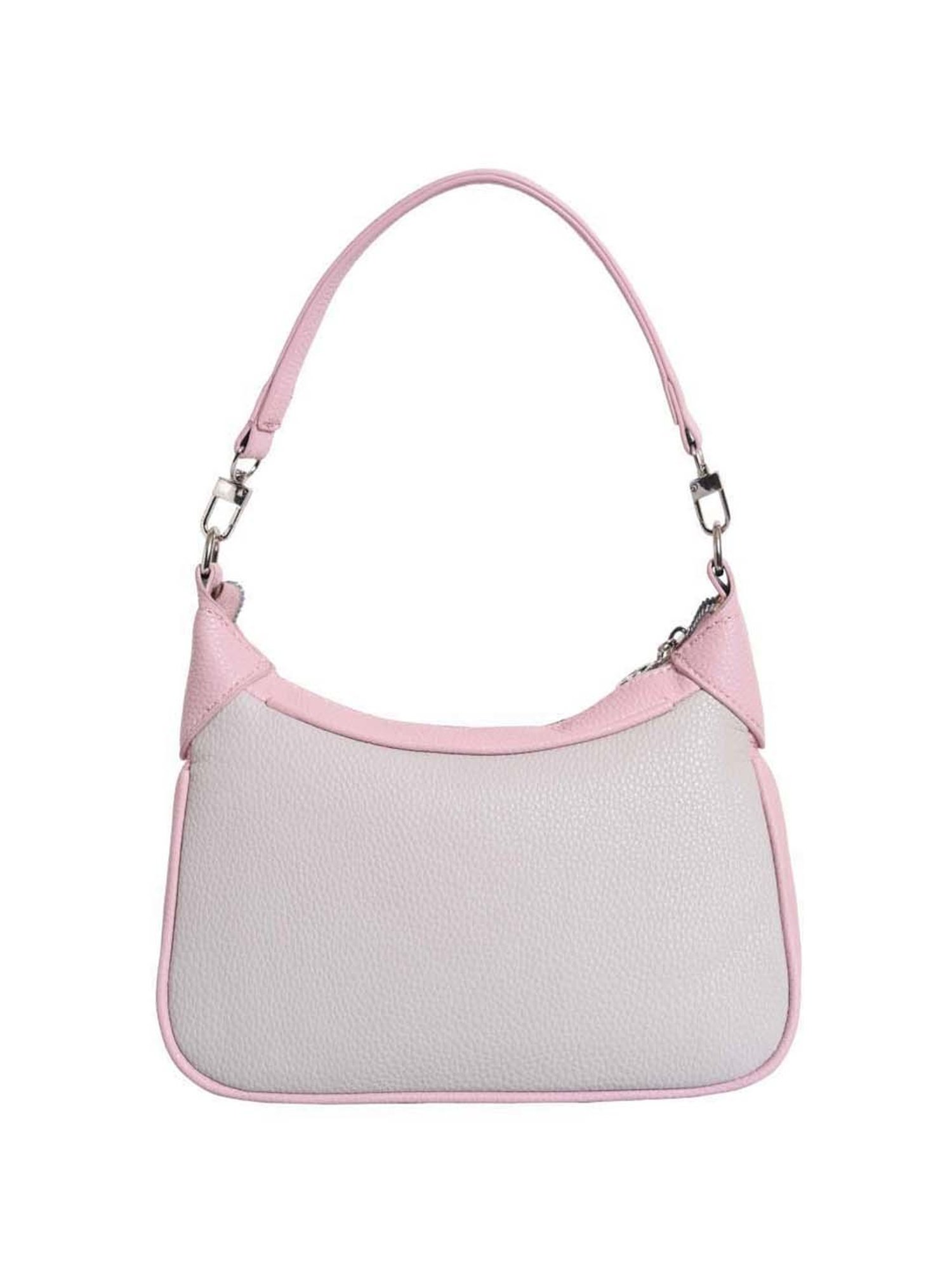 Lino Perros Pink Solid Medium Hobo Shoulder Bag