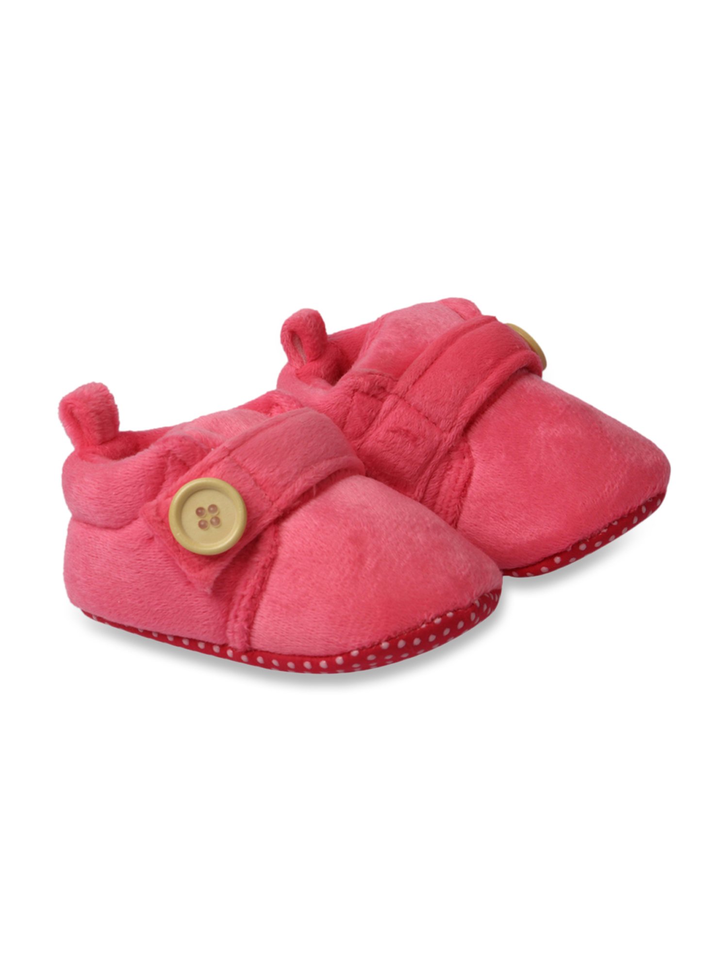 Tiny Bugs Kids Pink Booties