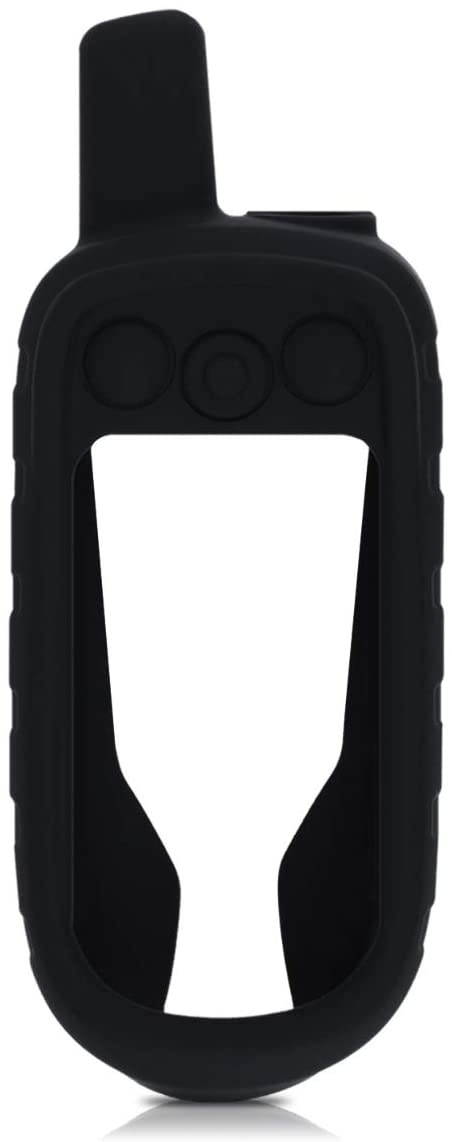 kwmobile Case Compatible with Garmin Alpha 100 - GPS Handset Navigation System Soft Silicone Skin Protective Cover - Black
